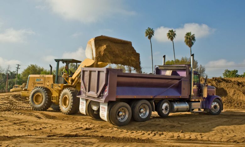 خطوات عملية الردم