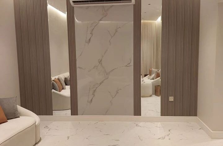 ديكور دمج الألوان