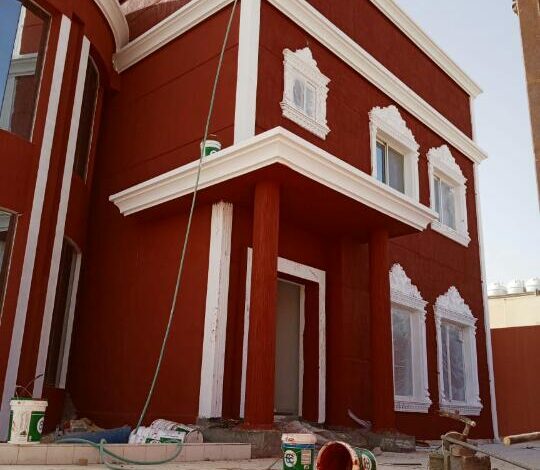 دهن الجدران الخشبية